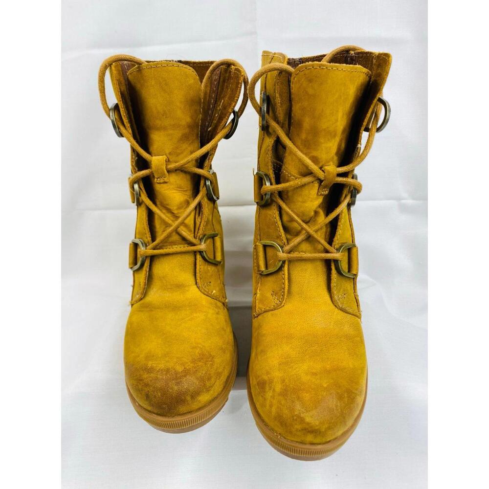 Sorel Joan of Arctic Wedge Mid Boot Ash Brown Waterproof Bootie Women's 6.5 - Picture 3 of 9